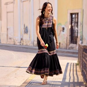 Yoshiko Embroidered Top